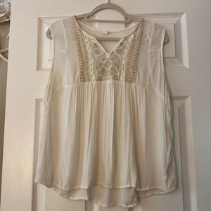 Linen detailed blouse tank top from Aeropostale